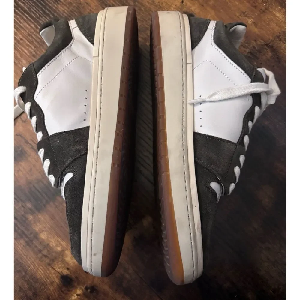 Closed  Sneaker Low Top in Olive Suede / White Size 36